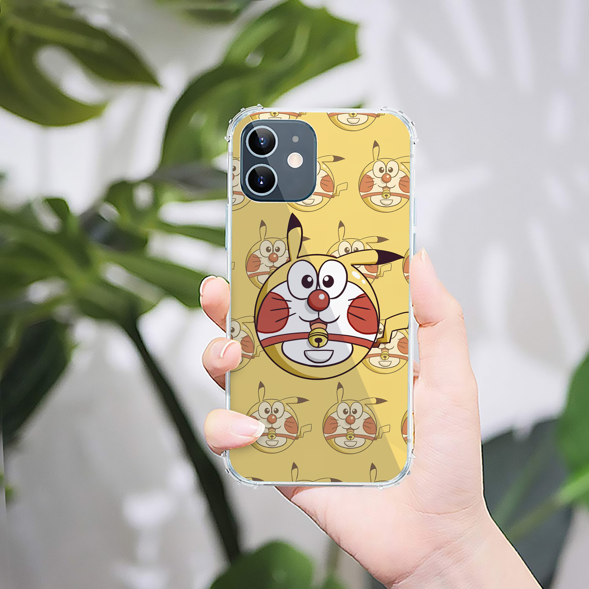 （画像用） ドラえもん Doraemon 【iPhone 12シリーズ対応】透明スマホケース（クリアソフトケース）